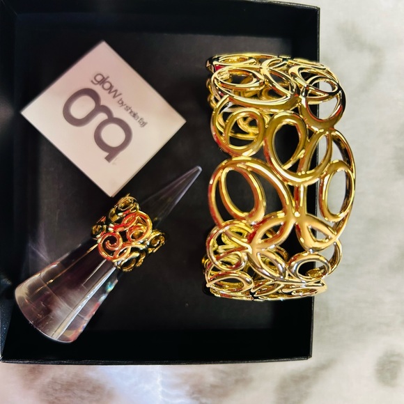 Sheila Fajl Jewelry - Glow by Sheila Fajl 💛 Abstract Bracelet & Ring - Brand New / Never Worn